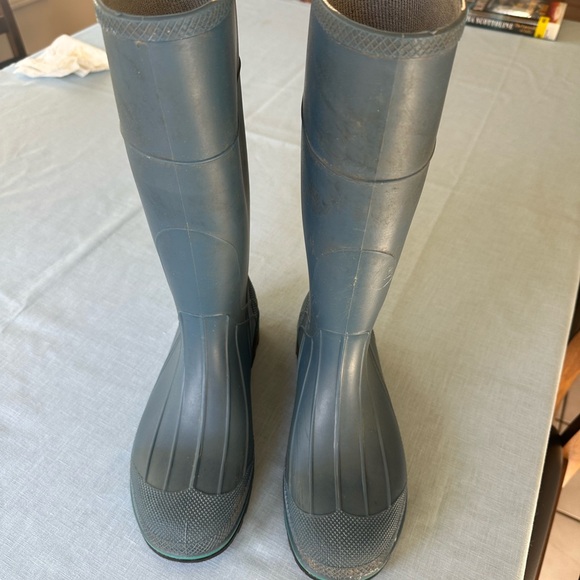 Blue Tall Women’s Rubber Boots - Picture 1 of 8